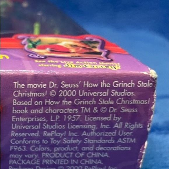 NIB 2000 Dr Seuss How The Grinch Stole Christmas! Who-Mobile Collection. Ages 4+ - Picture 9 of 9